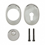 Картинка Броненакладка MOTTURA на цилиндр 94 KIT 1101/CR (set: 94.11625 + 94.505 + 95.304 + 95.308+99.293/90),хром